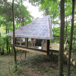 Inspiration for an eclectic backyard deck remodel in DC Metro