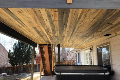 Inspiration for a farmhouse deck remodel in Denver