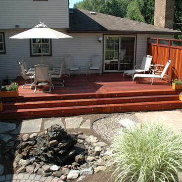 Tigerwood Deck and Privacy Fence