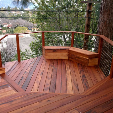 Tigerwood Hillside Deck, Pasadena