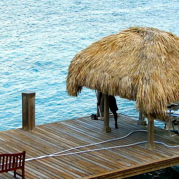 Tiki Hut on Dock