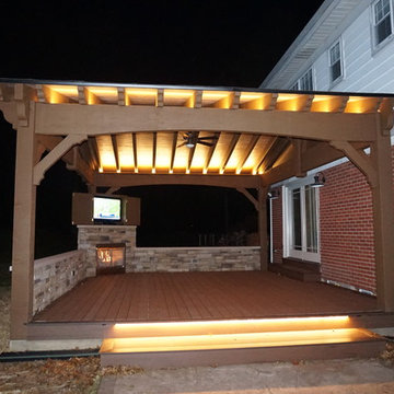 Timber Frame Covered Patio
