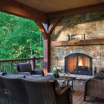 Timber Frame in North Carolina - Jackson County Residence