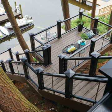 TimberTech AZEK Arbor Collection Decking in Brazilian Walnut