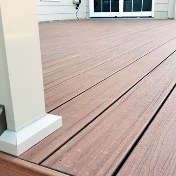 Timbertech Deck and 2 Color Westbury Rail