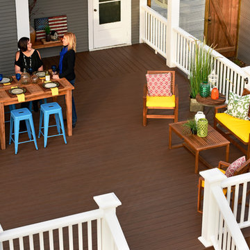 TimberTech Tropical Collection Decking in Antique Palm