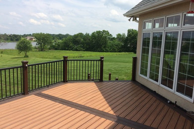 Deck - traditional backyard deck idea in Other