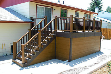 Inspiration for a modern deck remodel in Other