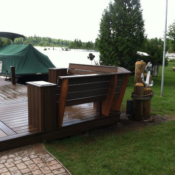 Trex deck and dock