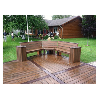 Trex deck, bench and storage - Beach Style - Deck - Other - by Packer  Builders, Inc | Houzz
