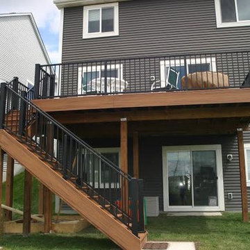 Trex Raised Deck with stairs
