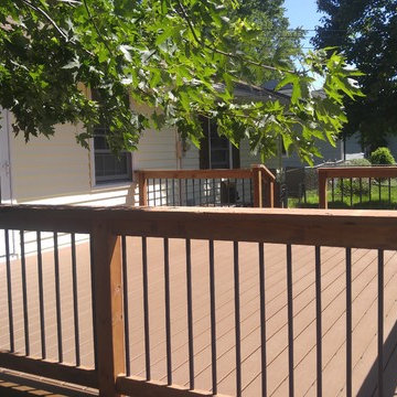 Trex Select Saddle color deck in Bloomington MN