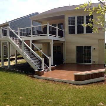 Two Level Deck - Photos & Ideas | Houzz