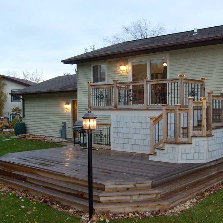 Two Level Deck Photos & Ideas Houzz