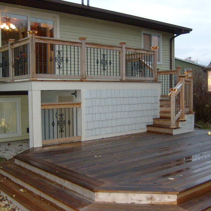 Two Level Deck Photos & Ideas Houzz