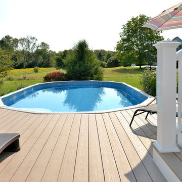 Two Tier Pool Deck
