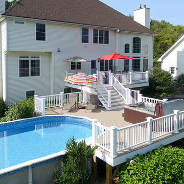 Two Tier Pool Deck