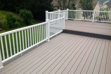 Inspiration for a coastal deck remodel in Other