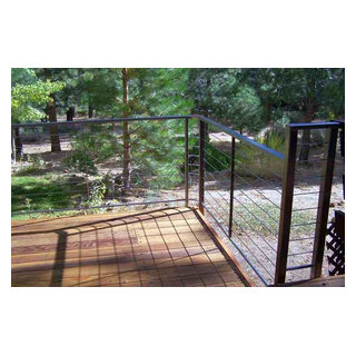 Ultra-tec Deck Cable Railing - Contemporain - Terrasse en Bois - Las ...