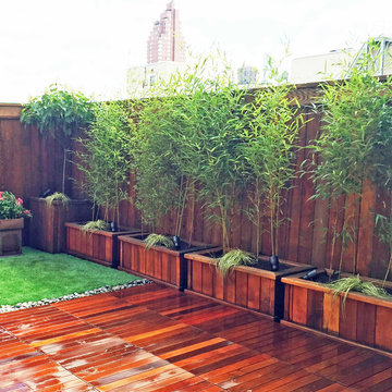 Upper West Side Roof Deck with Artificial Turf