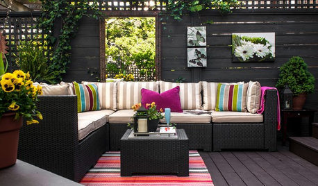 Look Down to Cozy Up Your Outdoor Space