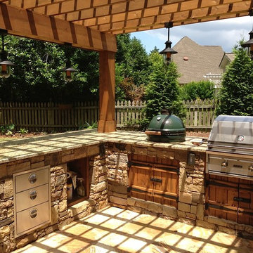 Watertight deck with custom kitchen