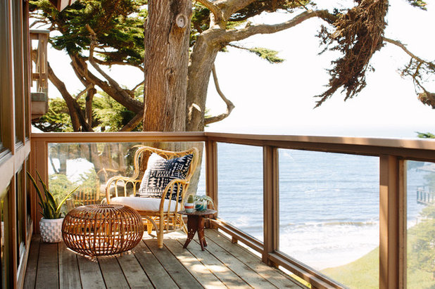 Beach Style Deck by Courtney Coy Interiors