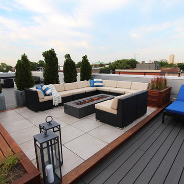 West Side (4th) Story Rooftop Deck
