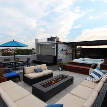 West Side (4th) Story Rooftop Deck