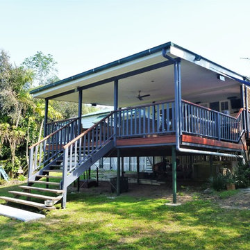 Weston alfresco deck and outdoor kitchen
