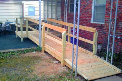 Wheelchair Ramp with Deck