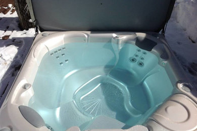 Williston - Hot Tub IN Deck Idea!