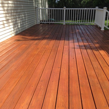 Wood deck cleaning, sealing and staining in Metro Atlanta GA