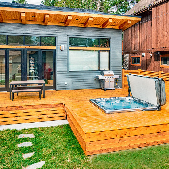 Sunken Hot Tub Photos & Ideas Houzz