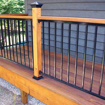 Wood deck