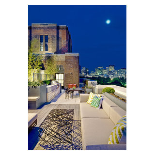 Picture of Zero Marlborough Penthouse - Contemporary - Terrace - Boston - by Hacin ...
