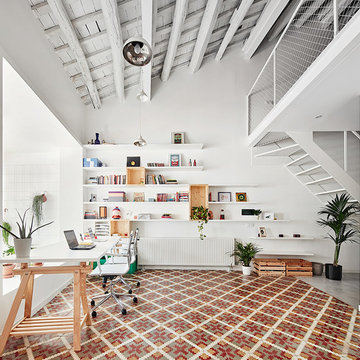 Casa unifamiliar de estilo industrial
