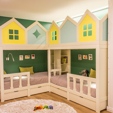 Детская комната для мальчика и девочки.