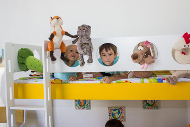Источник вдохновения для домашнего уюта: детская в современном стиле с спальным местом для ребенка от 4 до 10 лет