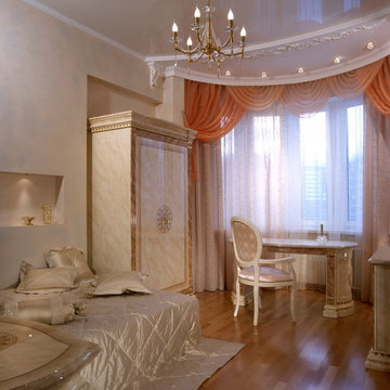 Роскошная квартира в классическом стиле с мебелью ASNAGHI