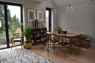 Design ideas for a medium sized classic dining room in Sussex.