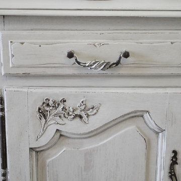 19th Century Painted French Provincial Buffet
