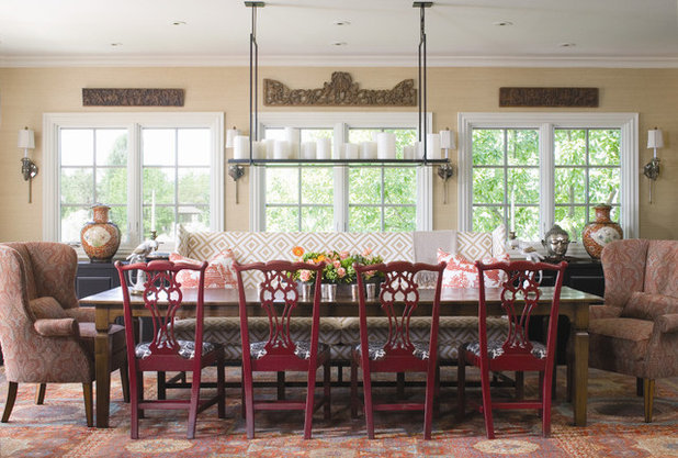 Traditional Dining Room by Andrea Schumacher Interiors