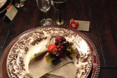 2013 Rustic Fall/Thanksgiving Tablescape Idea