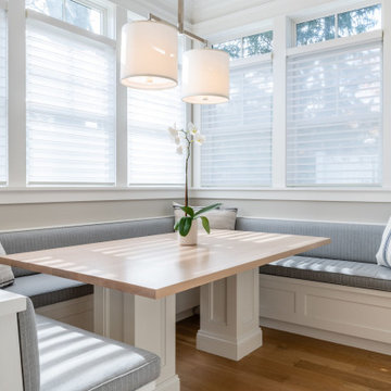 Modern Craftsman Custom Home Breakfast Nook