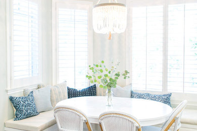 Inspiration for a coastal dining room remodel in Los Angeles