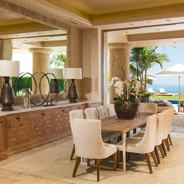 Beach Style Dining Room