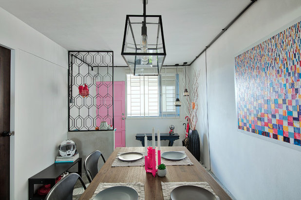 Eclectic Dining Room by Free Space Intent