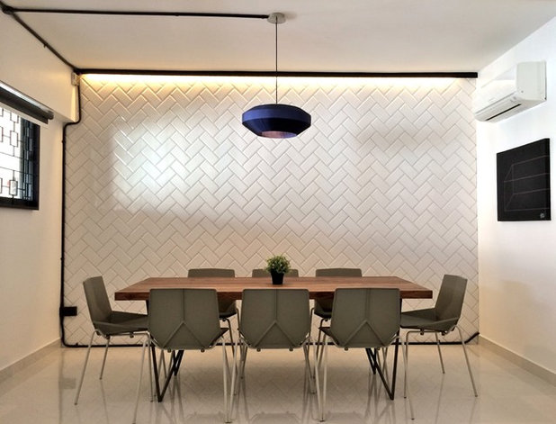 Contemporary Dining Room by the association