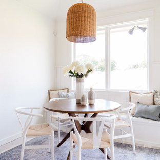 Inspiration for a shabby-chic style dining room remodel in Oklahoma City